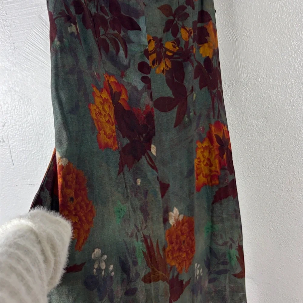 Peruvian‎ Connection Floral Spaghetti strap maxi dress size 2 - Picture 4 of 7